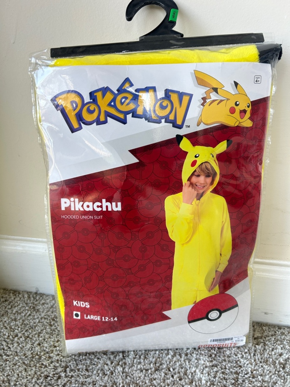 OppoSuits Yellow Pikachu Plush Hooded Onesie